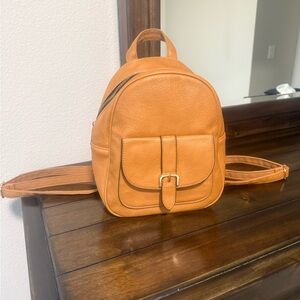 Stylish brown/orange Backpack for Women